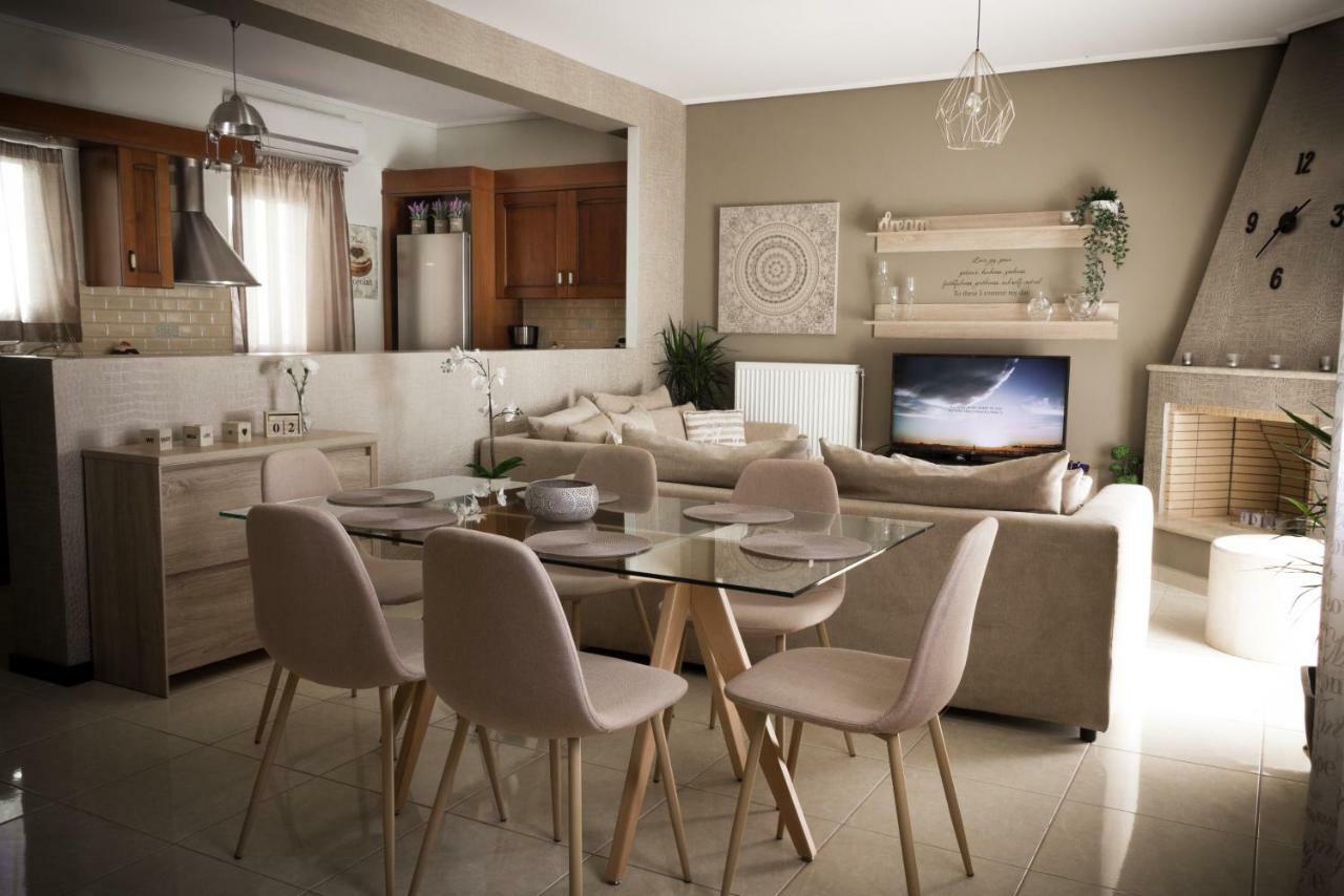 فيلا Milo Luxury House -Free Airport Pick Up-10Min Drive Markópoulon المظهر الخارجي الصورة
